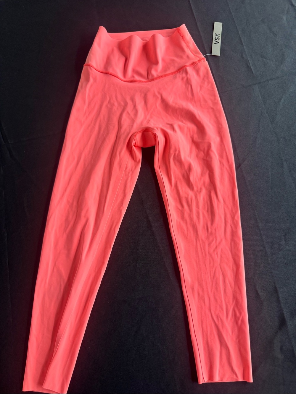 VSX women’s High-Waist Neon Coral Leggings